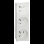  Unica - prise triple 2P+T - FR 