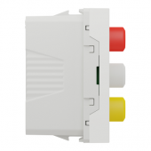  Unica - prise RCA triple (roug 