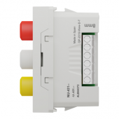  Unica - prise RCA triple (roug 