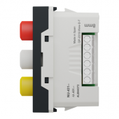  Unica - prise RCA triple (roug 