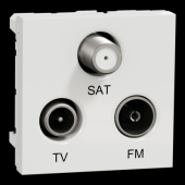  Unica - prise TV + FM + SAT - 