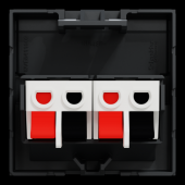  Unica - prise haut-parleur 2 s 