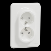  Unica - prise double 2P+T pour 