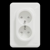  Unica - prise double 2P+T pour 