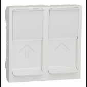  Unica - prise pour 2 RJ45 S-On 