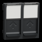  Unica - prise pour 2 RJ45 S-On 