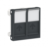  Unica - prise pour 2 RJ45 S-On 