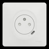  Ovalis - combi 2P+T 16A affleu 