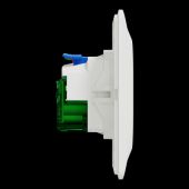  Ovalis - combi 2P+T 16A affleu 