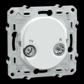 Ovalis - prise TV-R - Blanc 