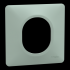  Ovalis - plaque de finition - 