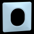  Ovalis - plaque de finition - 
