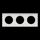  Odace Styl -  plaque 3 postes 