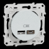  Odace - prise USB double - typ 