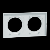  Odace Styl - plaque 2 postes h 