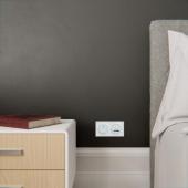  Odace Styl - plaque 2 postes h 