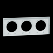  Odace Styl - plaque 3 postes h 
