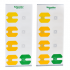  Odace - lot de 10 feuilles de 