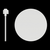  Odace - enjoliveur - blanc - l 