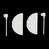  Odace - 2 demi enjoliveur - bl 