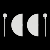  Odace - 2 demi enjoliveur - bl 