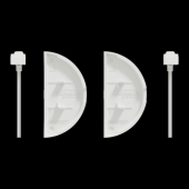  Odace - 2 demi enjoliveur - bl 