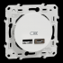  Odace - prise USB double - typ 