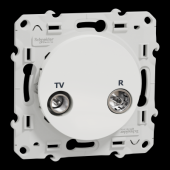  Odace - prise TV/FM - blanc - 