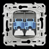  Odace - prise double RJ45 cat. 
