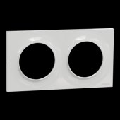  Odace Styl - plaque 2 postes h 