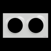  Odace Styl - plaque 2 postes h 
