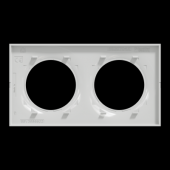  Odace Styl - plaque 2 postes h 