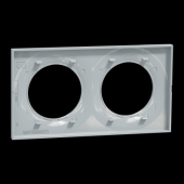  Odace Styl - plaque 2 postes h 