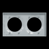  Odace Styl - plaque 2 postes h 