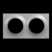  Odace Styl -  plaque 2 postes 