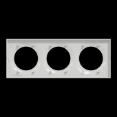  Odace Styl - plaque 3 postes h 