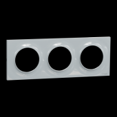  Odace Styl - plaque 3 postes h 