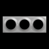  Odace Styl -  plaque 3 postes 