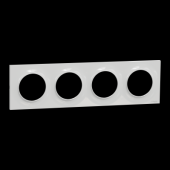  Odace Styl - plaque 4 postes h 