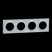  Odace Styl - plaque 4 postes h 
