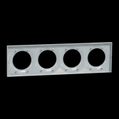  Odace Styl - plaque 4 postes h 