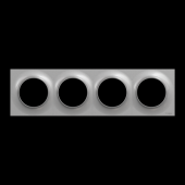  Odace Styl -  plaque 4 postes 