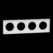  Odace Styl -  plaque 4 postes 