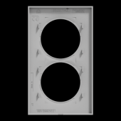  Odace Styl -  plaque 2 postes 