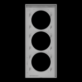  Odace Styl -  plaque 3 postes 