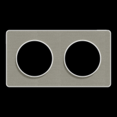  Odace Touch - plaque 2 postes 
