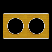  Odace Touch - plaque 2 postes 