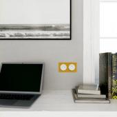  Odace Touch - plaque 2 postes 