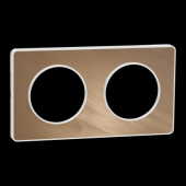  Odace Touch - plaque 2 postes 