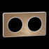  Odace Touch - plaque 2 postes 